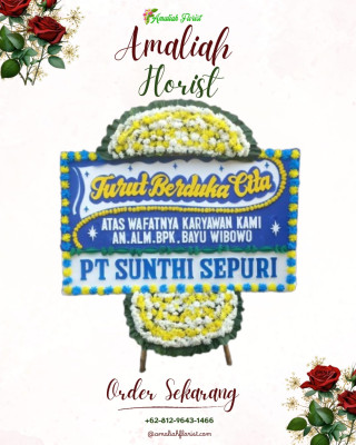 Papan Bunga Duka di Mengwi