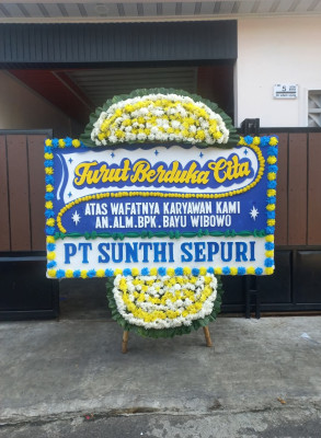 Papan Bunga Duka di Mengwi